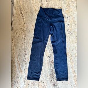 Navy Lululemon Align leggings, size 4